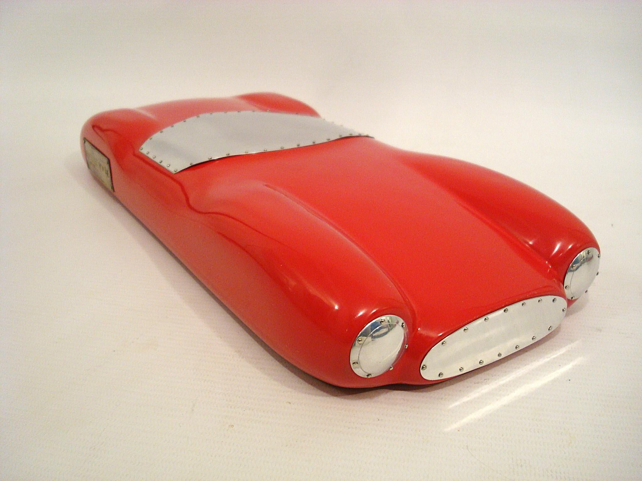 Laqué 1953 Maserati A6GCS/53 Spyder Sculpture Desk Model, Italie, années 1950 en vente