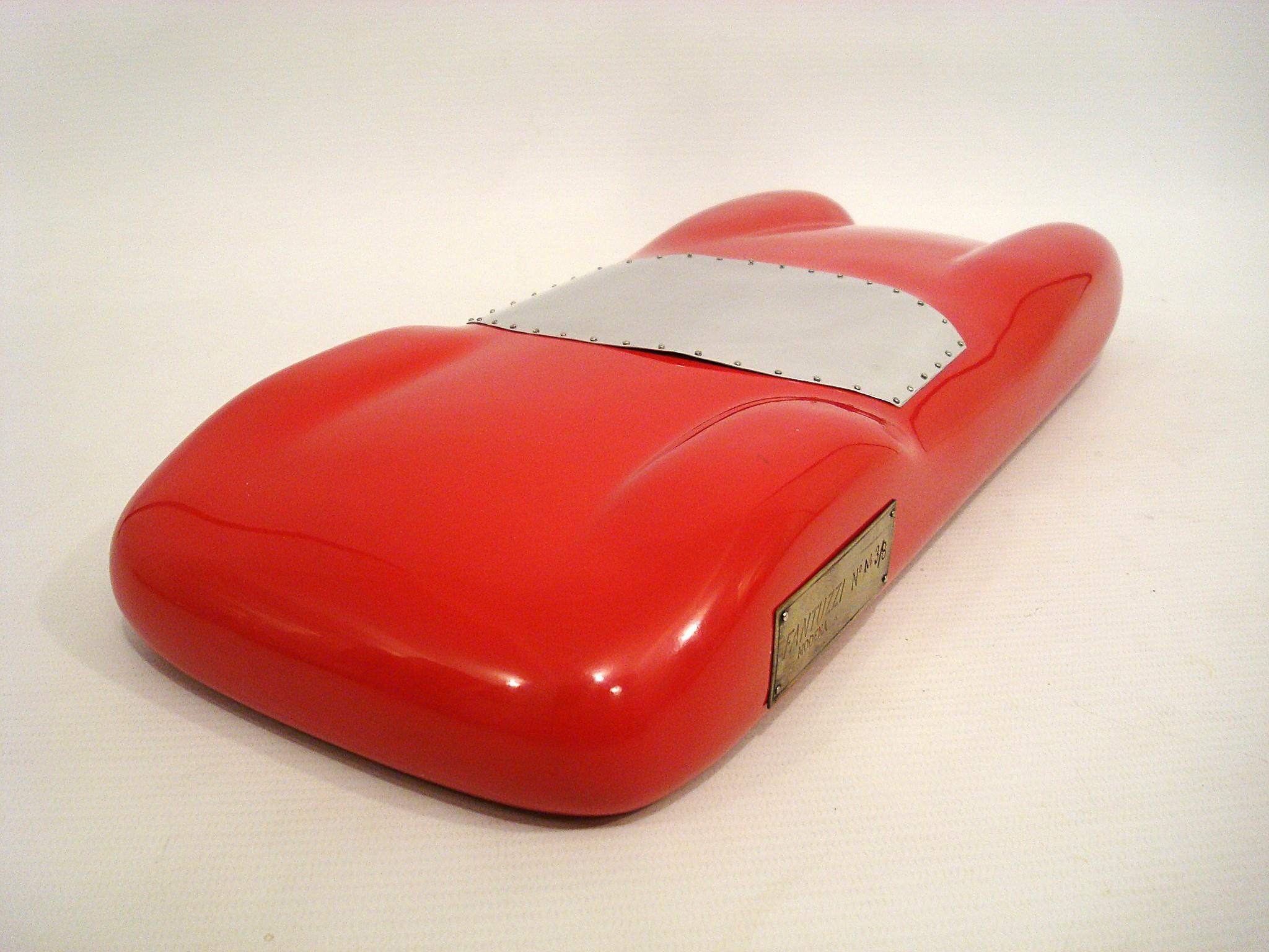 Aluminium 1953 Maserati A6GCS/53 Spyder Sculpture Desk Model, Italie, années 1950 en vente