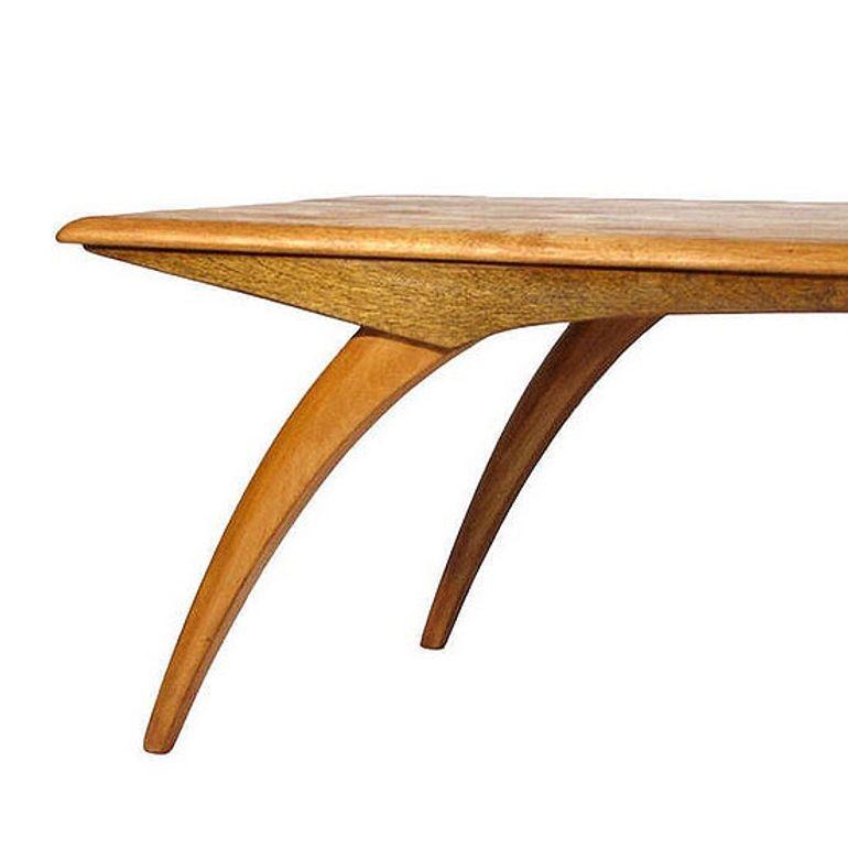 Modernistischer Couchtisch „M795G“ aus blonder Birke von Heywood Wakefield, 1953 im Angebot 1