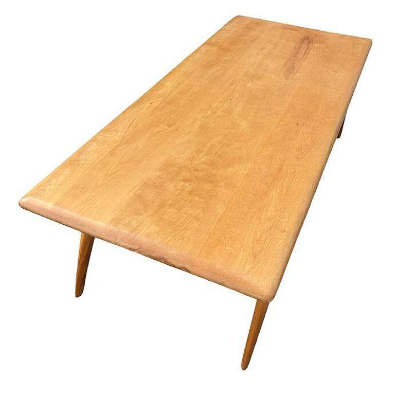 Modernistischer Couchtisch „M795G“ aus blonder Birke von Heywood Wakefield, 1953 (Mitte des 20. Jahrhunderts) im Angebot