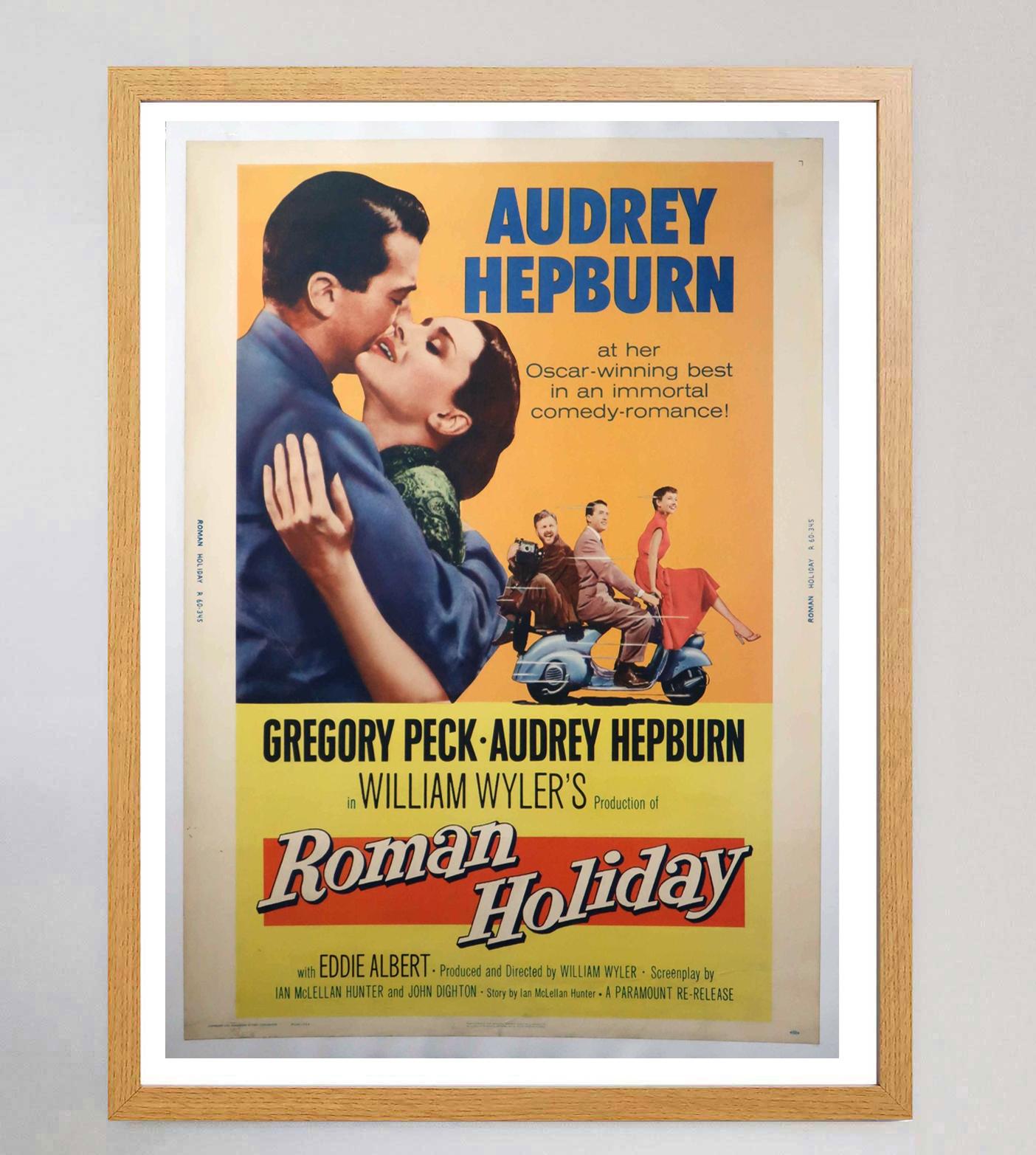 American 1953 Roman Holiday Original Vintage Poster For Sale