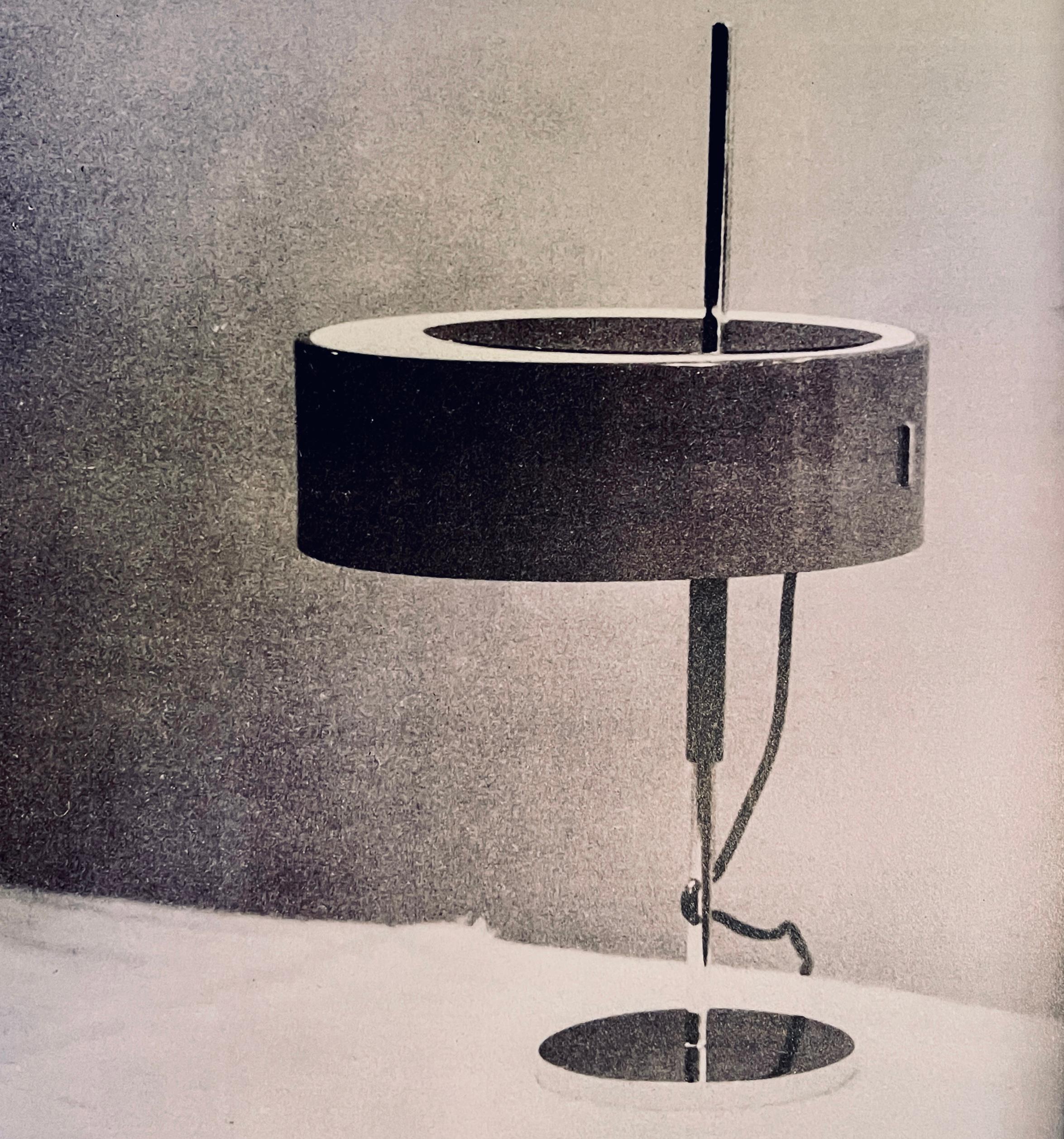 Metal '1953' Table Lamp by Ostuni e Forti for Oluce For Sale
