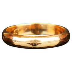 1953 Ehering massiv 18K Gelbgold Ø 6.5 US / 3.7 gr