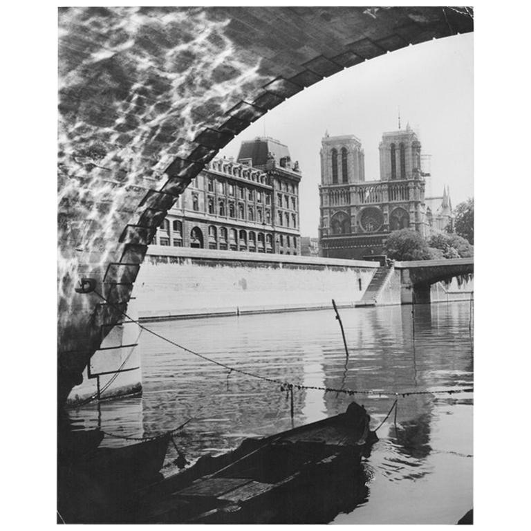 1954, Cathedral Notre, Dame Paris, Jean Ribière