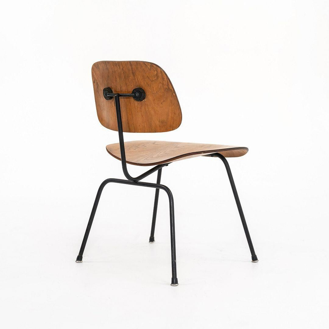 1954 Charles and Ray Eames für Herman Miller DCM Chair in Calico Ash (Moderne) im Angebot