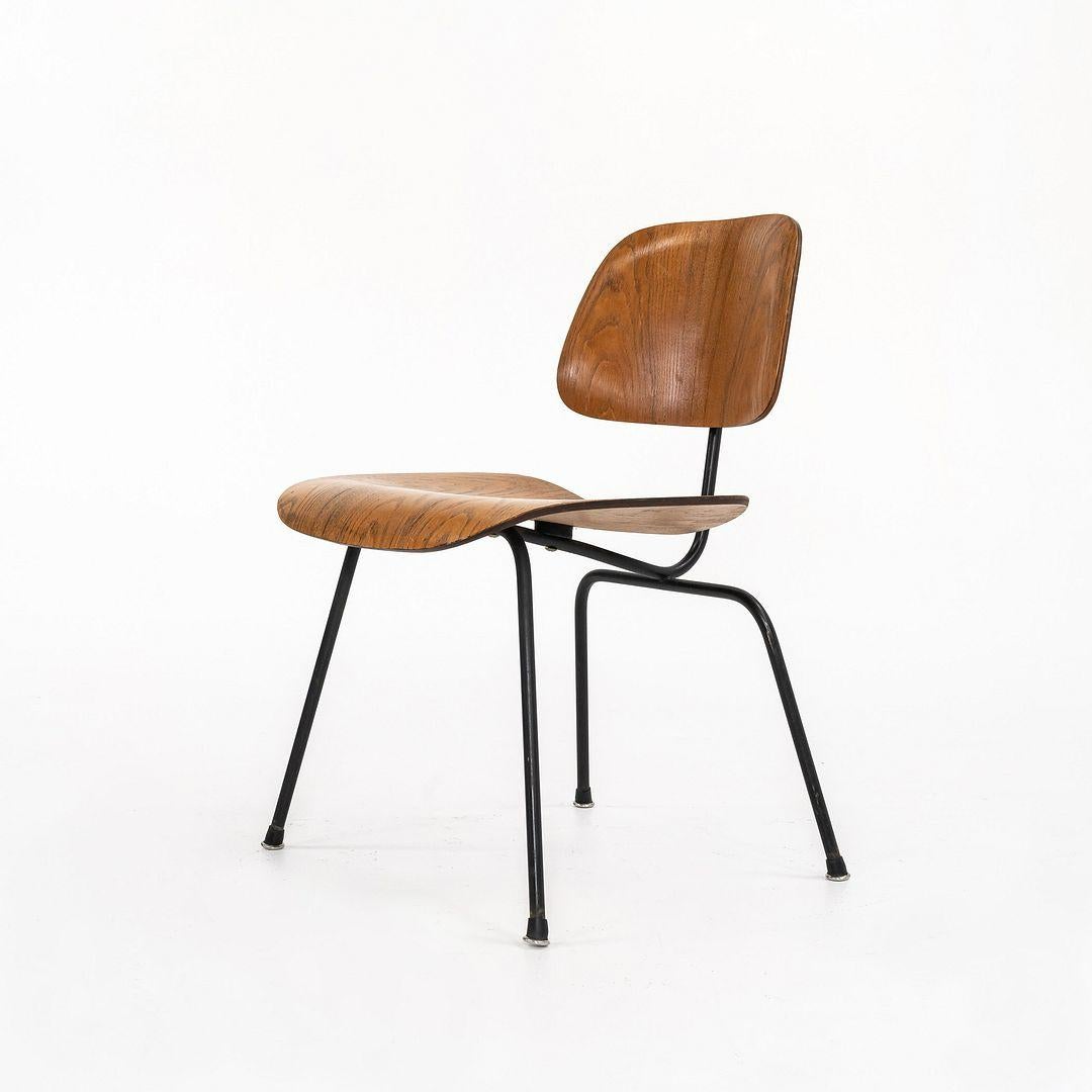 1954 Charles and Ray Eames für Herman Miller DCM Chair in Calico Ash (Mitte des 20. Jahrhunderts) im Angebot