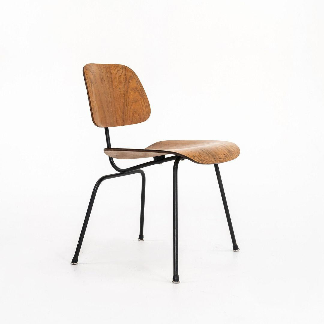 1954 Charles and Ray Eames für Herman Miller DCM Chair in Calico Ash im Angebot 2