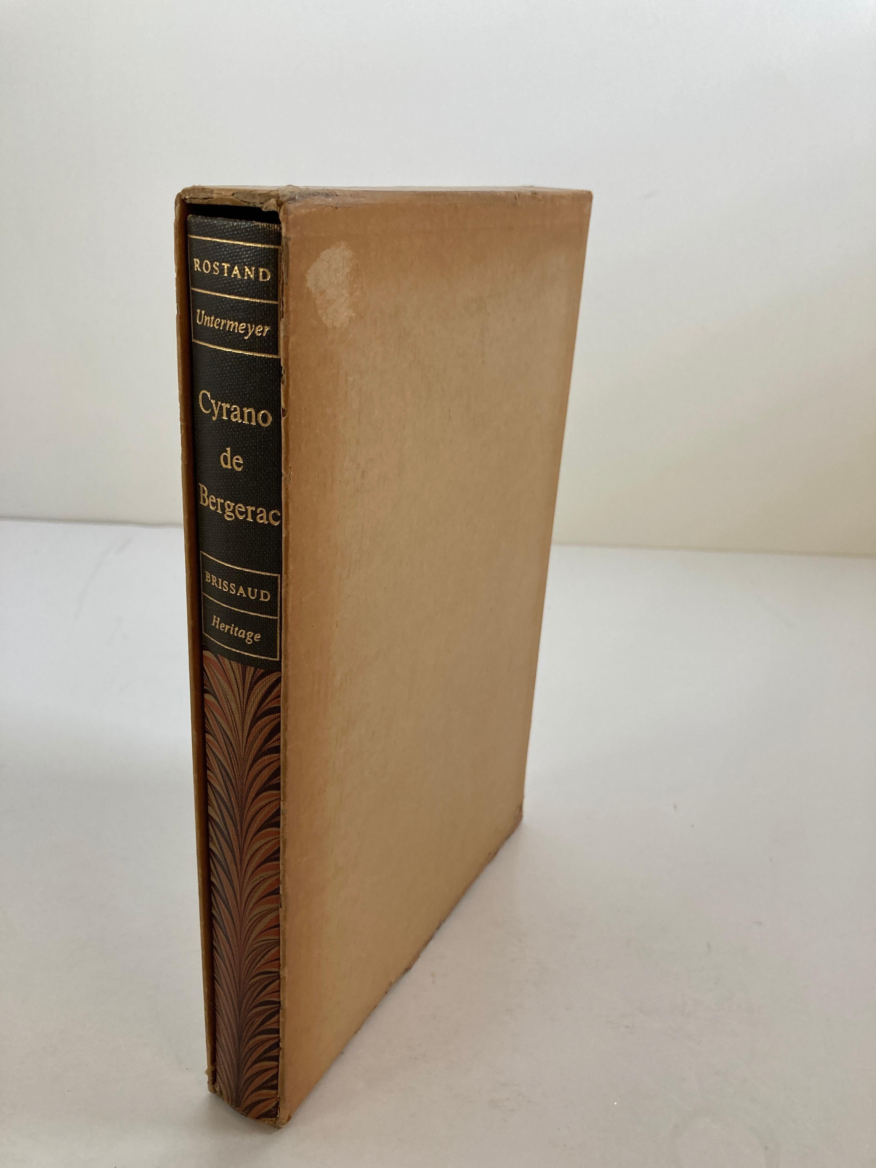 French Provincial 1954 Cyrano De Bergerac by Edmond Rostand Hardcover Book