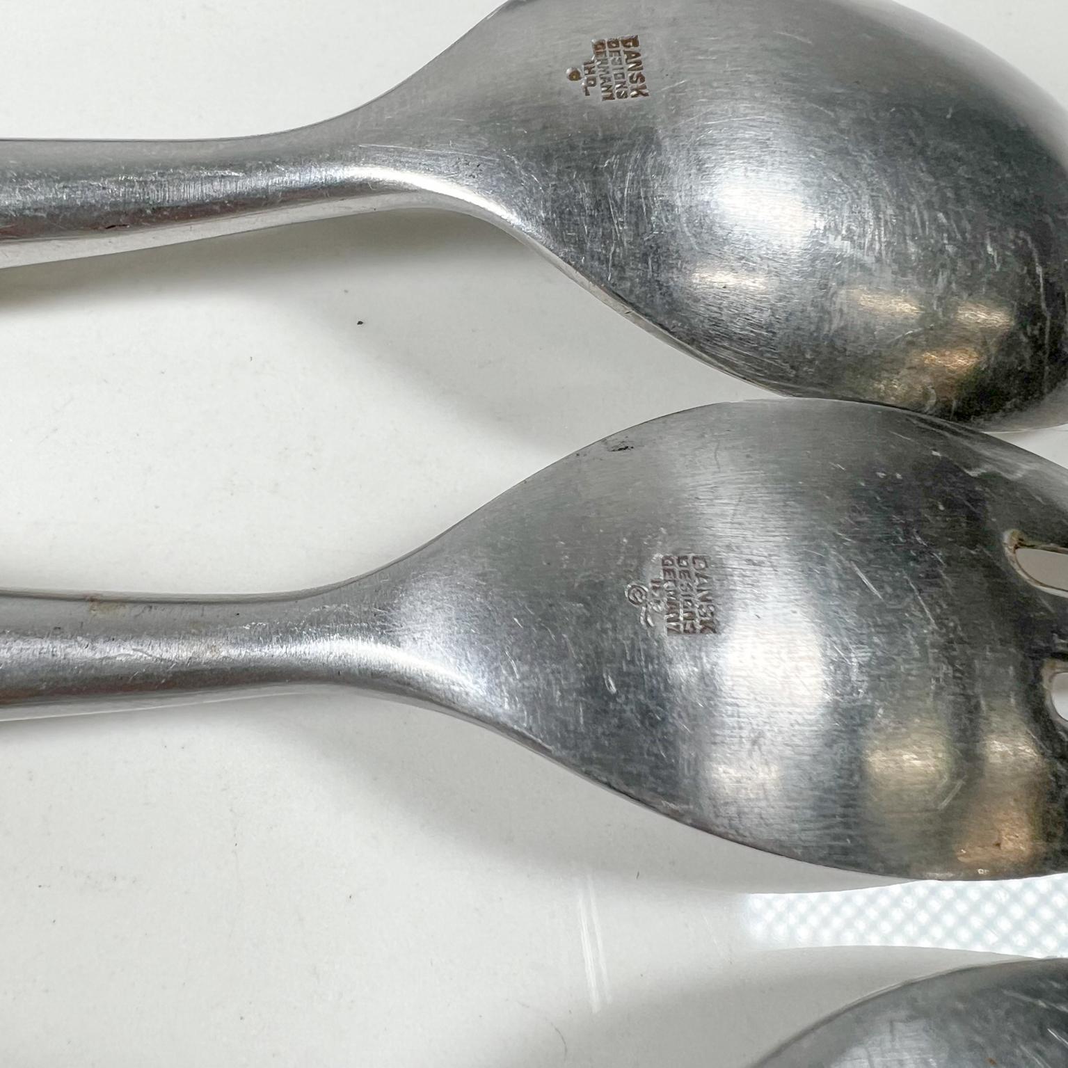 1954 Dansk Designs Flatware Place Setting Teak & Stainless by Jens Quistgaard 7