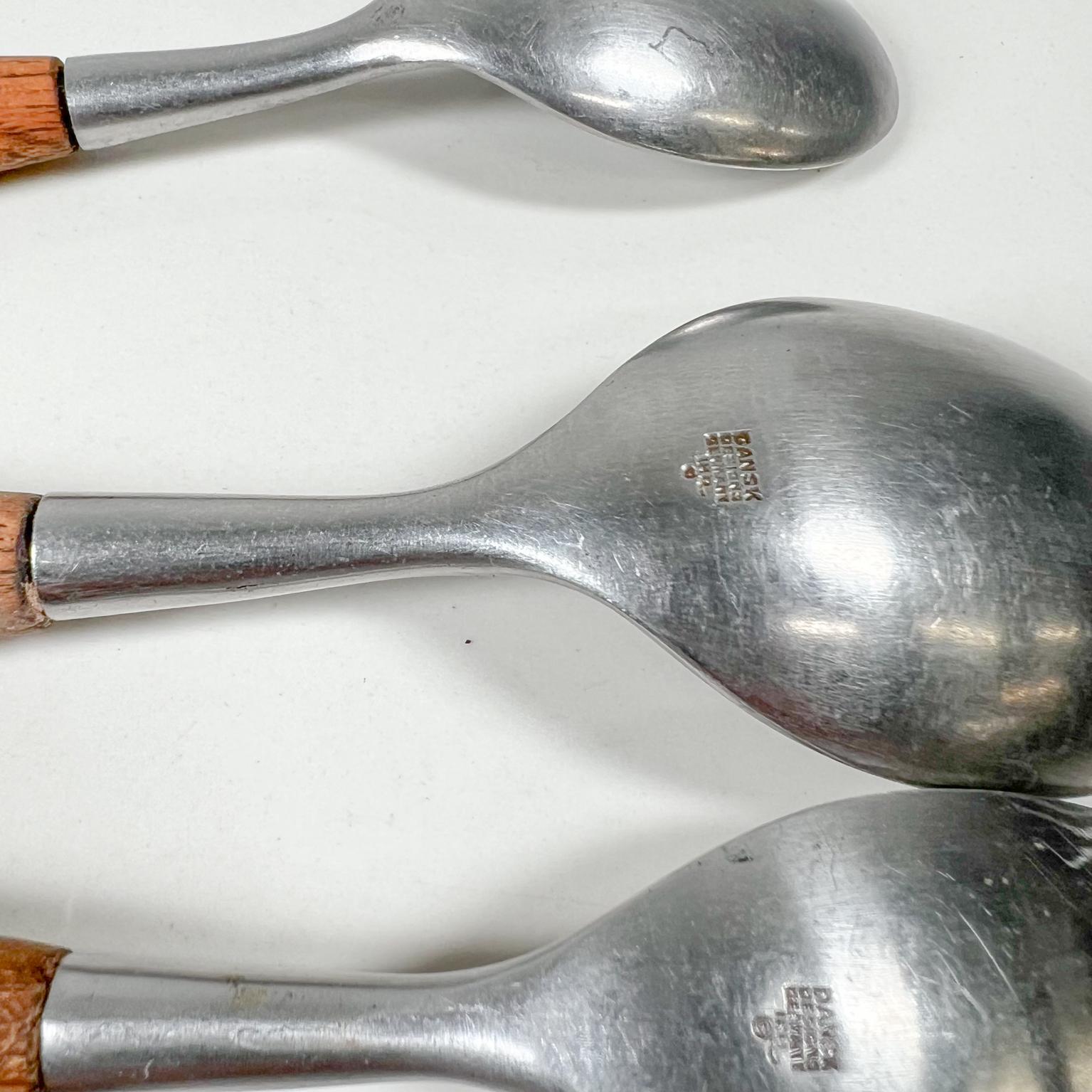 1954 Dansk Designs Flatware Place Setting Teak & Stainless by Jens Quistgaard 8