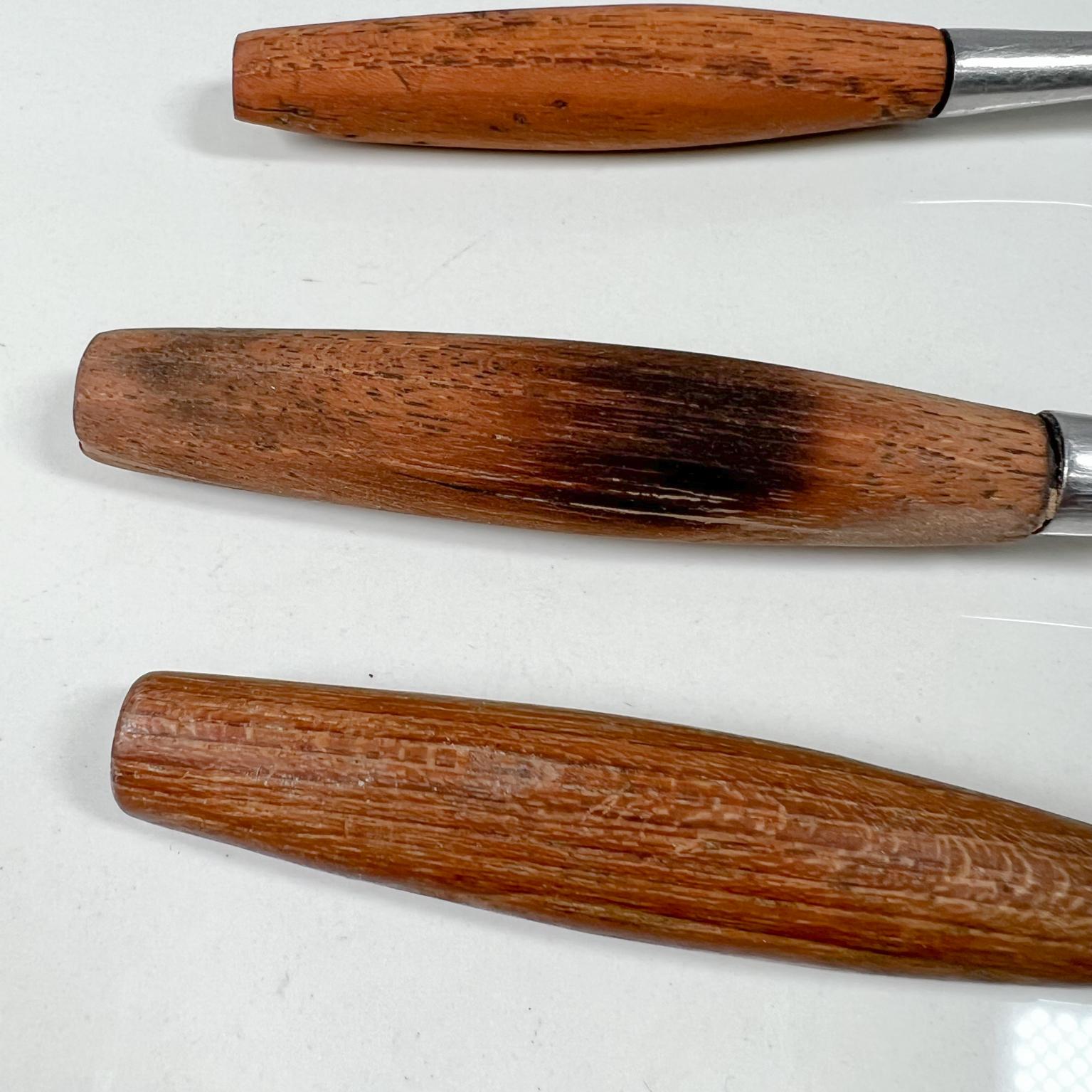 1954 Dansk Designs Flatware Place Setting Teak & Stainless by Jens Quistgaard 10