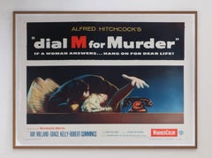 1954 Dial M for Murder: poster originale d'epoca