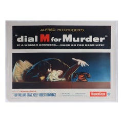 1954 Dial M for Murder Original Vintage Poster