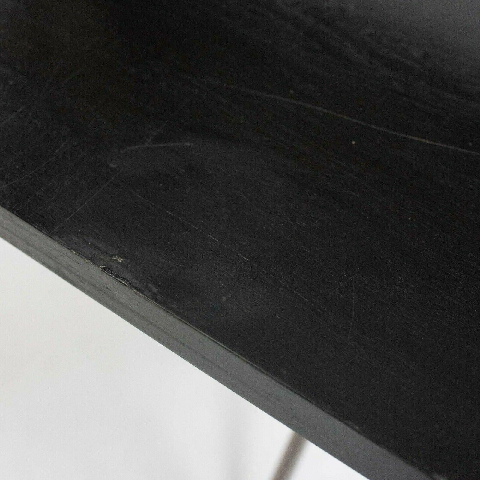 Mid-20th Century 1954 George Nelson for Herman Miller Ebonized X Leg Dining Table / Desk 7230-X For Sale