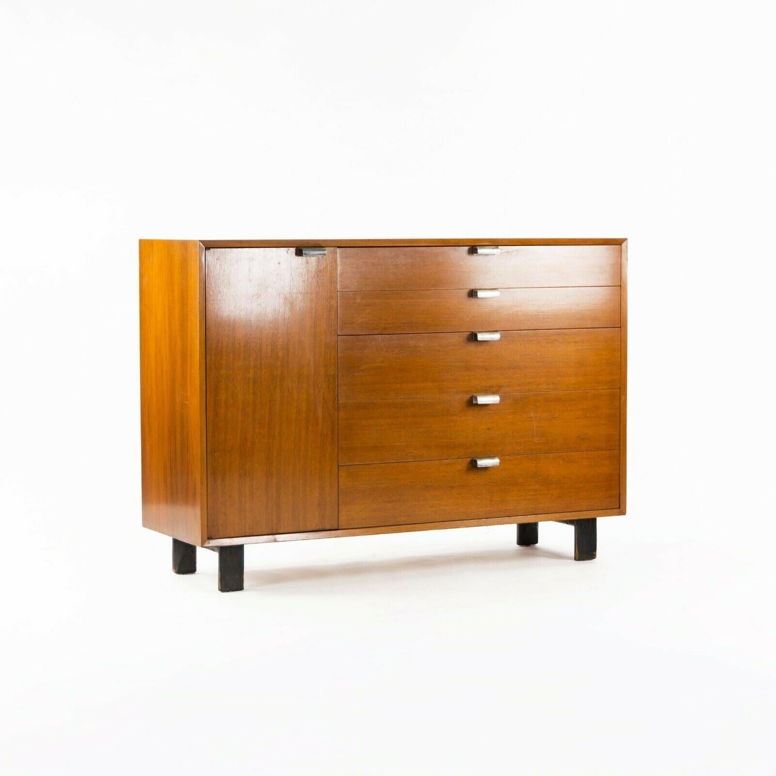Modern 1954 George Nelson Herman Miller Basic Cabinet Series 4936 Credenza / Dresser For Sale