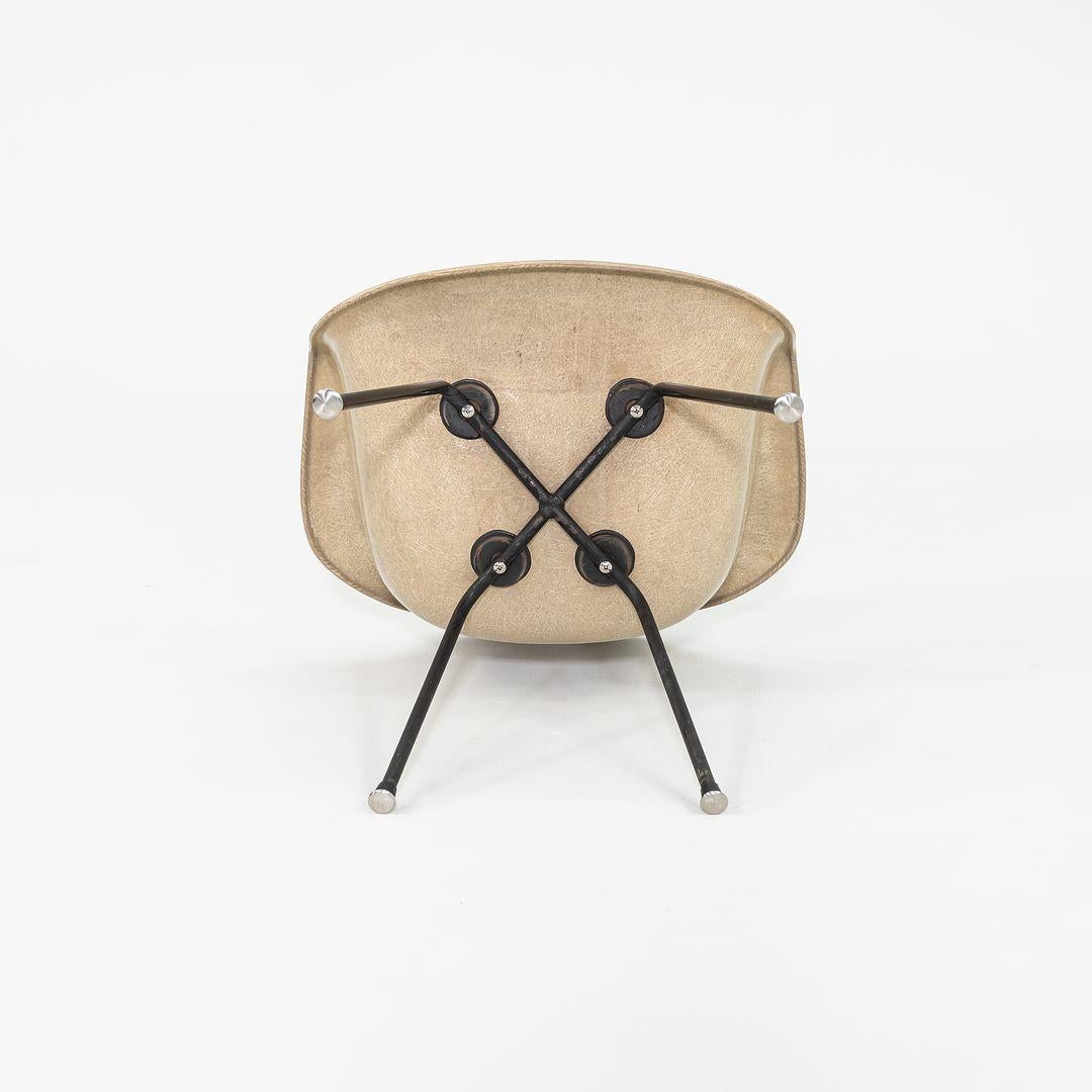 1954 Herman Miller Eames Rope Edge DAX Arm Shell Dining Chair X Base 3 Available en vente 3