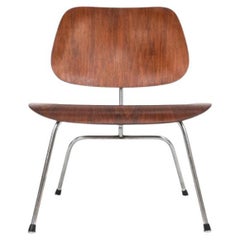 1954 Herman Miller Eames LCM Walnut Lounge Chair with Metal Legs