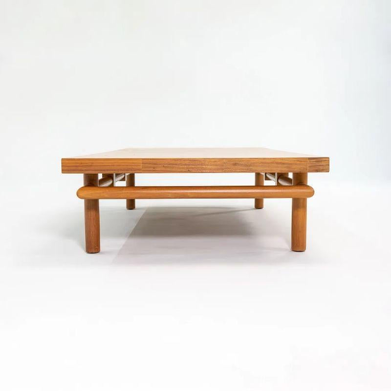 Mid-20th Century 1954 Large Walnut Coffee Table by T.H. Robsjohn-Gibbings for Widdicomb 72x36 in For Sale