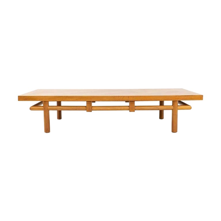 1954 Large Walnut Coffee Table by T.H. Robsjohn-Gibbings for Widdicomb 72x36 in