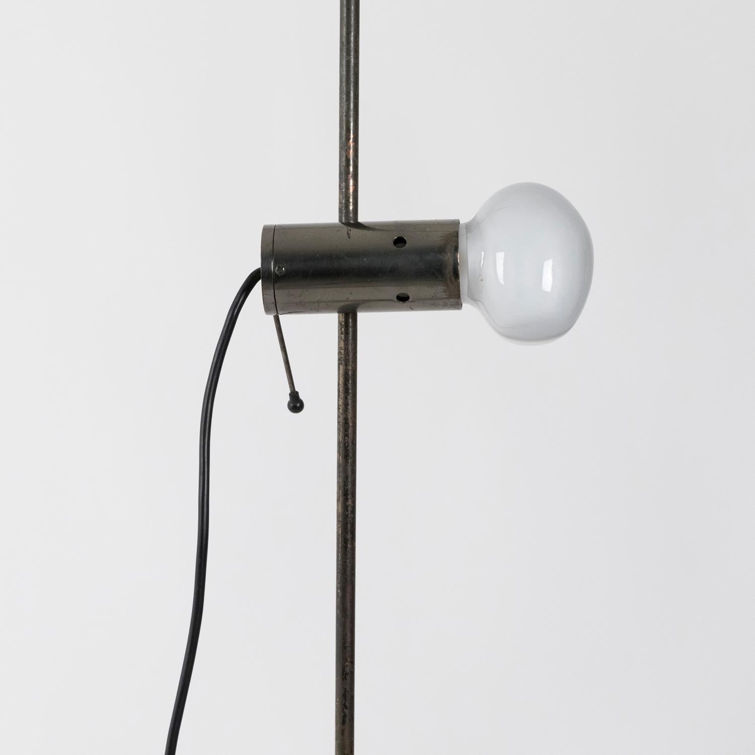 1954 Mod.387 Floor Lamp by Tito Agnoli for O-Luce in Bronzed Nickel 1