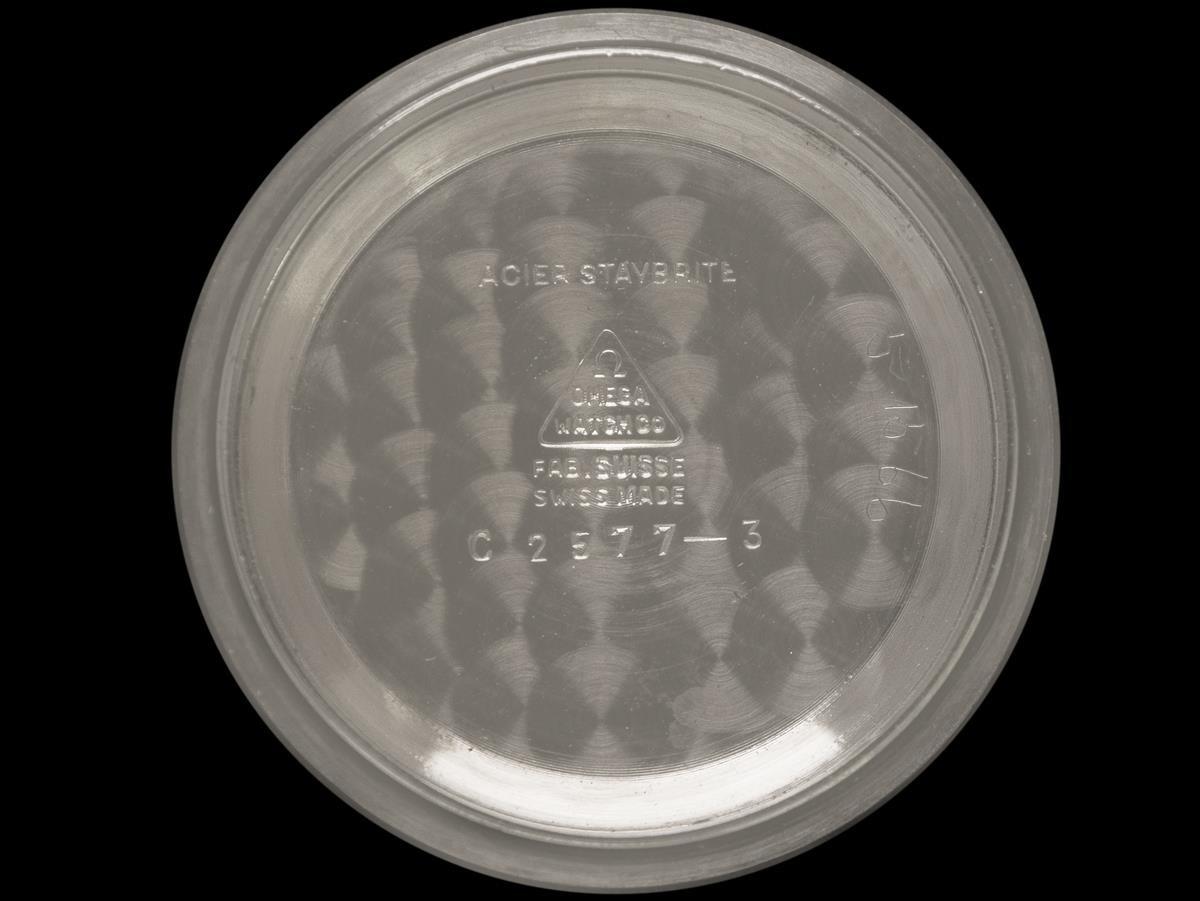 1954 Omega Seamaster Vintage Herren Kal. 354 Mid Century Uhr - Edelstahl im Angebot 5