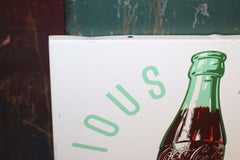 1954 Original Coca-Cola Tin Advertising Sign