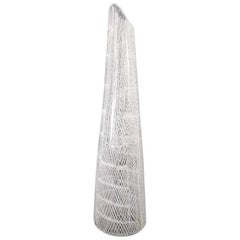 1954 Paolo Venini Murano Glass "Mosaico Zanfirico" Series Vase