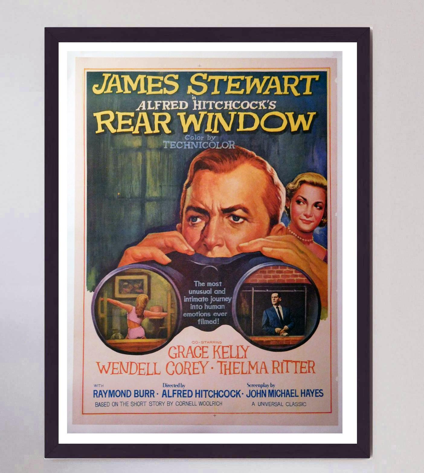 1954 Rear Window Original Vintage Poster In Good Condition For Sale In Winchester, GB