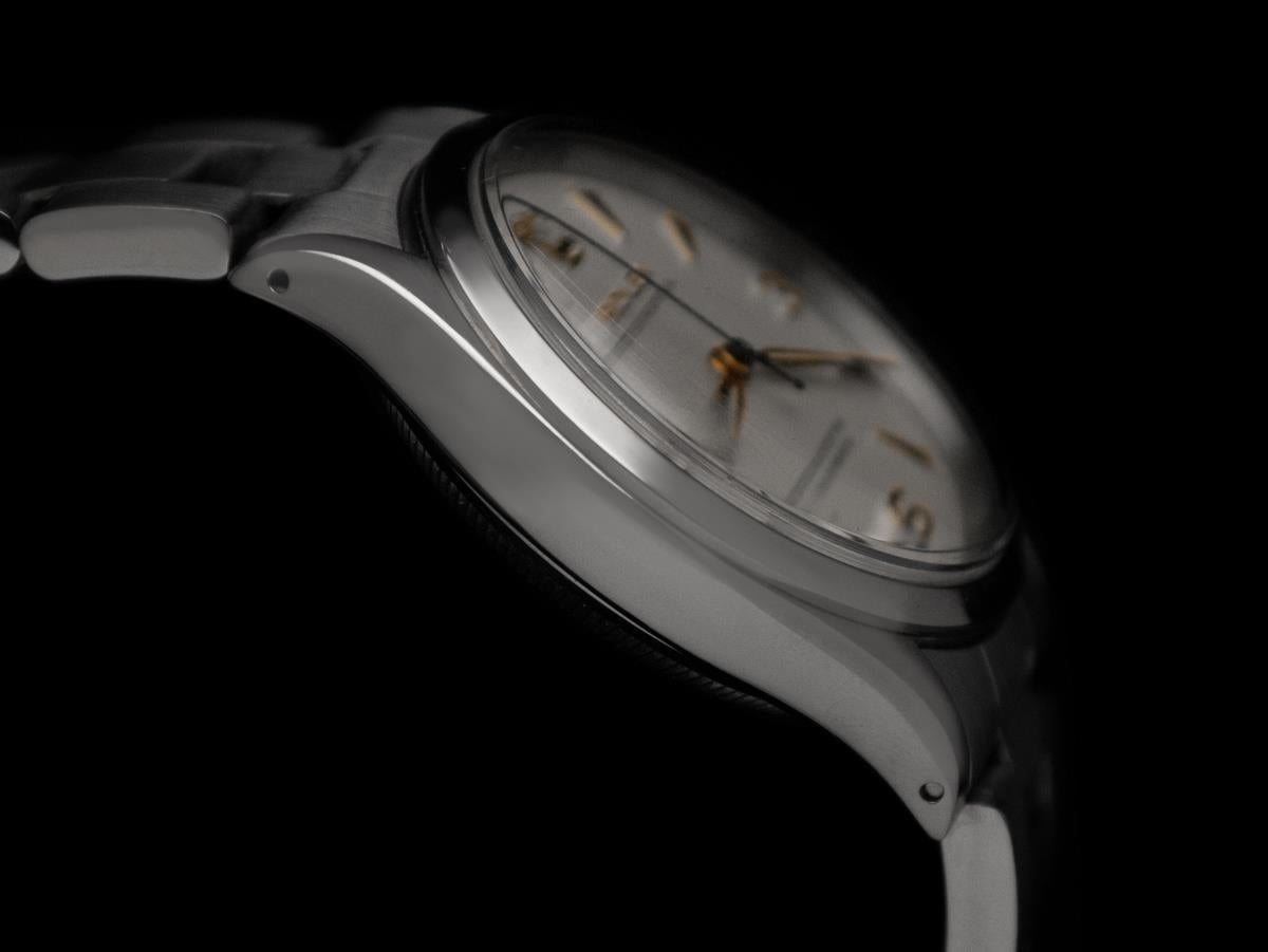 Men's 1954 Rolex Oyster Perpetual Classic Vintage Mens Automatic Watch with Bubbleback For Sale