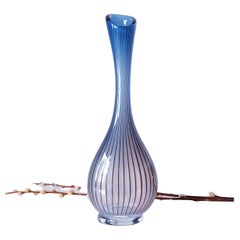 1955-56 Vicke Lindstrand, LC1 of 'Colora' Series for Kosta 'Boda' Handblown Vase