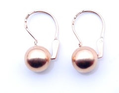 1955 Armenische massive 583 /14K Roségold Ohrhänger / 3,6gr Ohrhänger