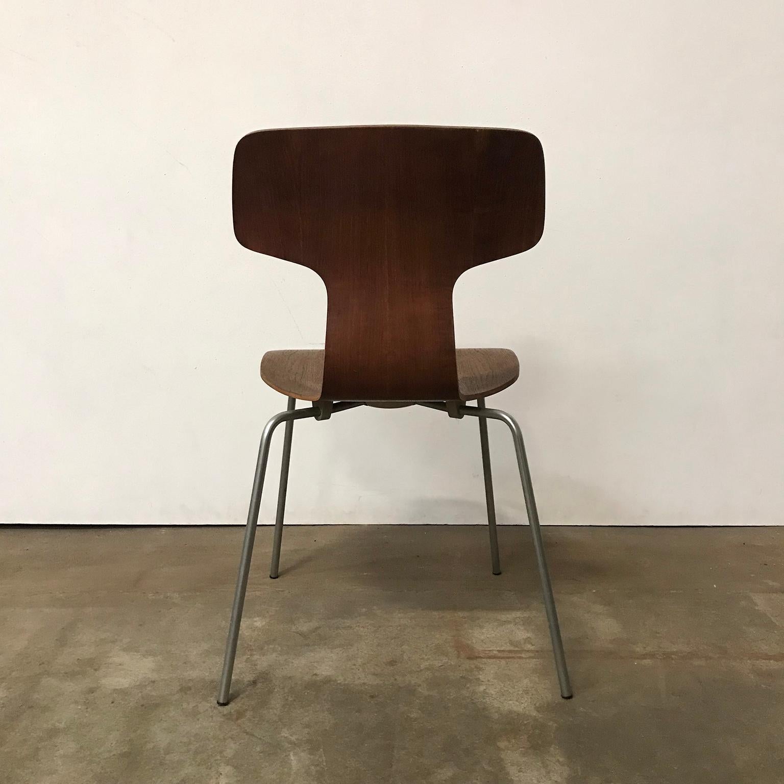 Mid-20th Century 1955, Arne Jacobsen for Fritz Hansen, Original, Rare, Chair 3103 with Grey Base For Sale