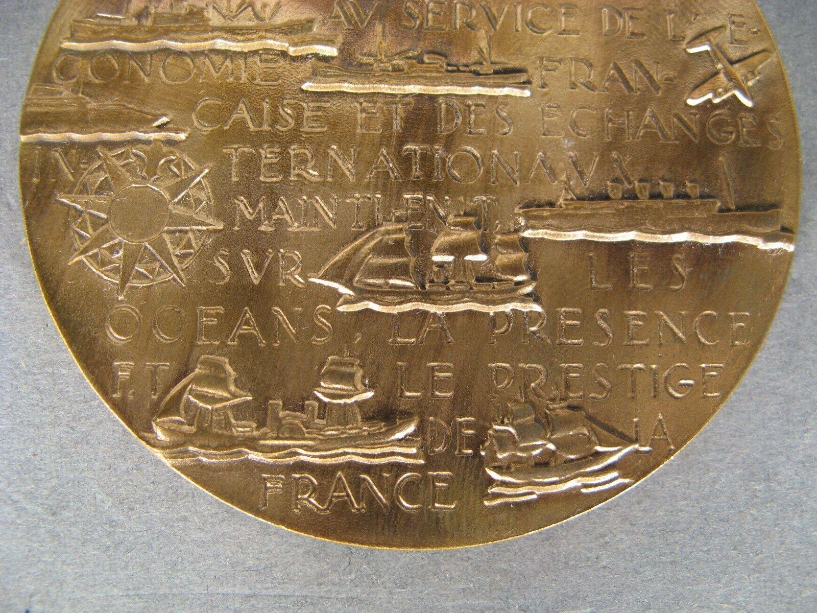 Empire 1955 Médaille de bronze commémorant le centenaire de la Compagnie Générale -1Y86