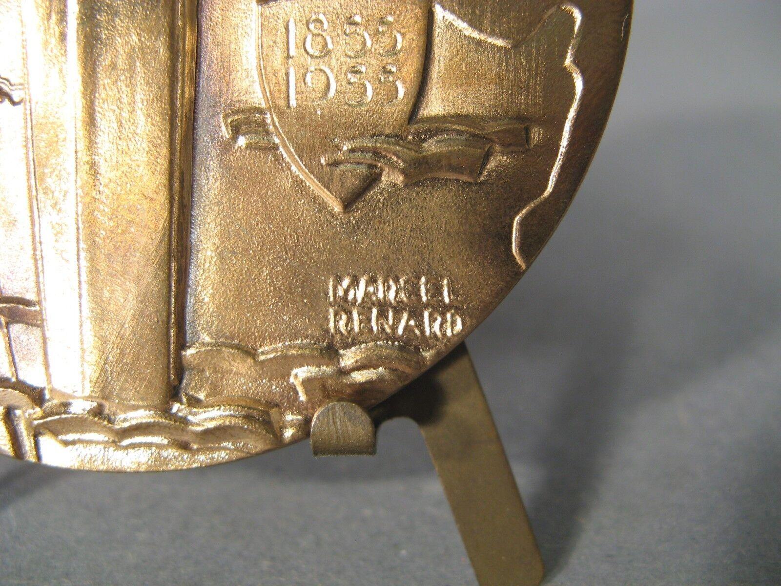 1955 Médaille de bronze commémorant le centenaire de la Compagnie Générale -1Y86 2