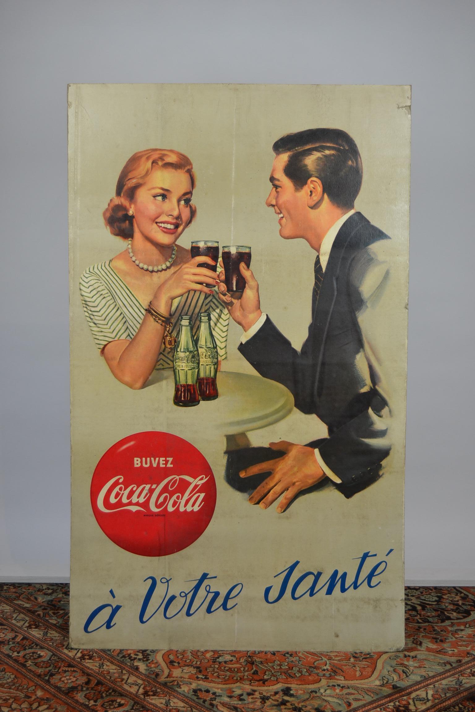 Insegna del 1955 del negozio europeo di Coca Cola 6