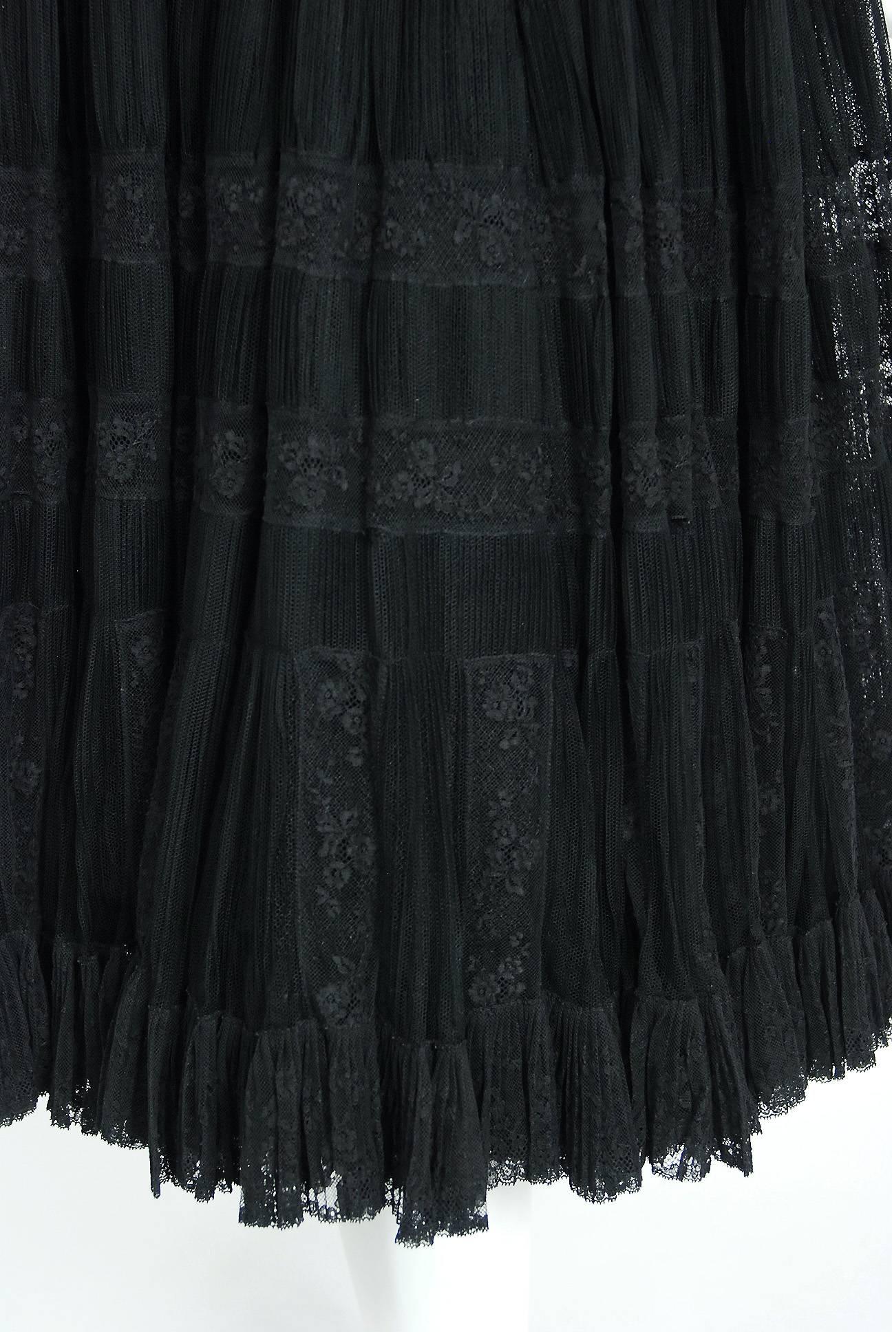 haute couture black dress