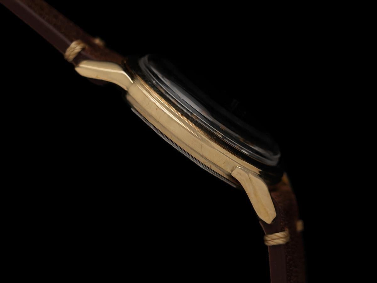 1955 Jaeger-LeCoultre Memovox Vintage Herren Reveil Handgelenk Alarm - 10K Gold gefüllt im Angebot 2