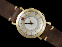 1955 Jaeger-LeCoultre Memovox Vintage Mens Wrist Alarm, 10K Gold Filled