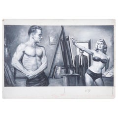 1955 "Mens Magazine" Illustration by Ed Balcourt