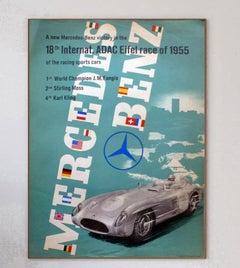 1955 Mercedes-Benz ADAC Eifel Race Original Vintage Poster