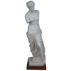 1955 Mid Century Alva Studios Nude Venus Grecian Roman Art Sculpture
