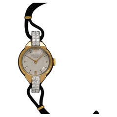 1955 Patek Philippe Vintage Ladies Fancy Lug Watch - 18K Gold & Diamonds