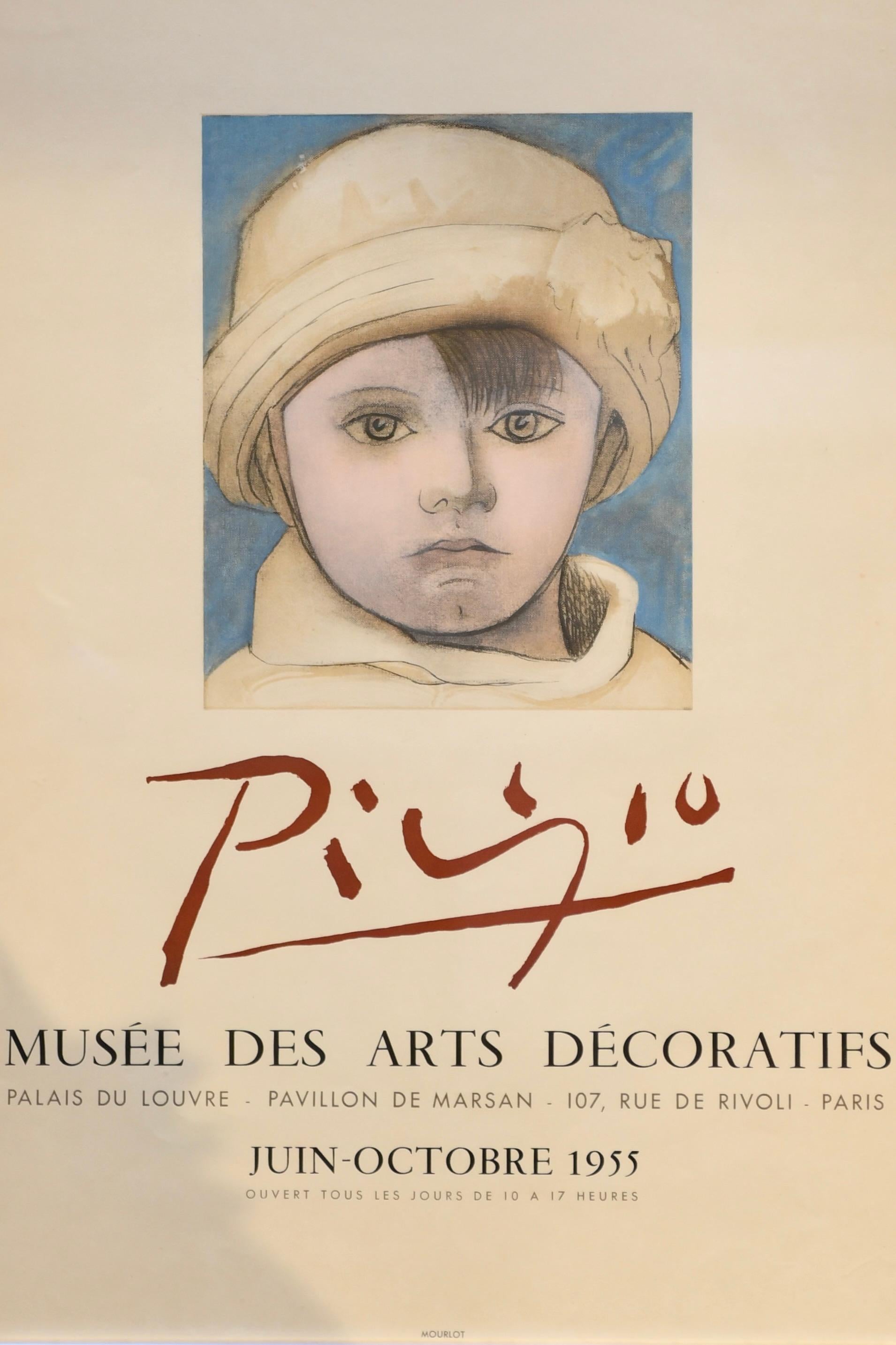 French 1955 Picasso Exhibition Poster For Sale