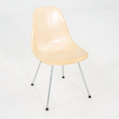 1955 Set of Four Herman Miller Eames Fiberglass DSX Chairs