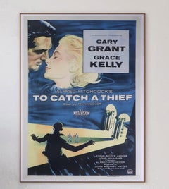 1955 To Catch a Thief Poster originale Vintage