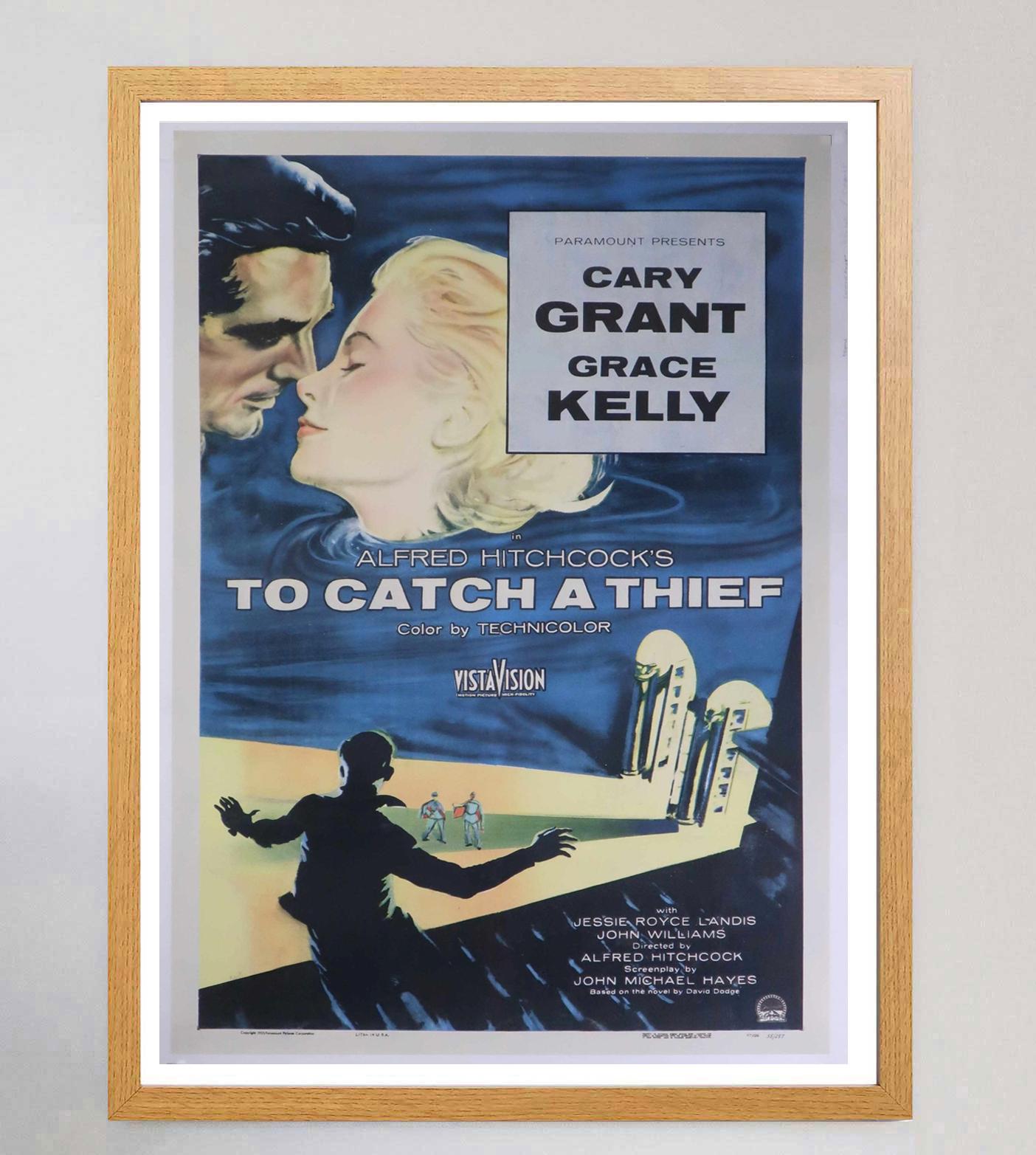 American 1955 To Catch a Thief Original Vintage Poster For Sale