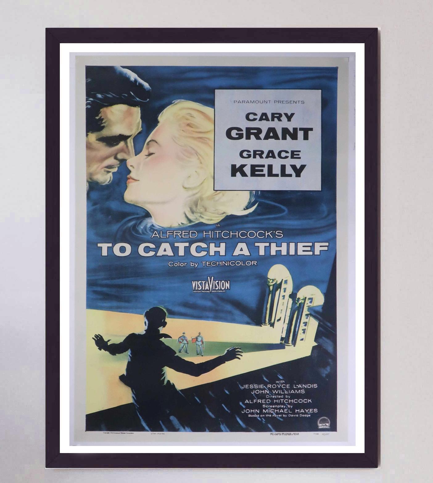 1955 To Catch a Thief, Original-Vintage-Poster (Mitte des 20. Jahrhunderts) im Angebot