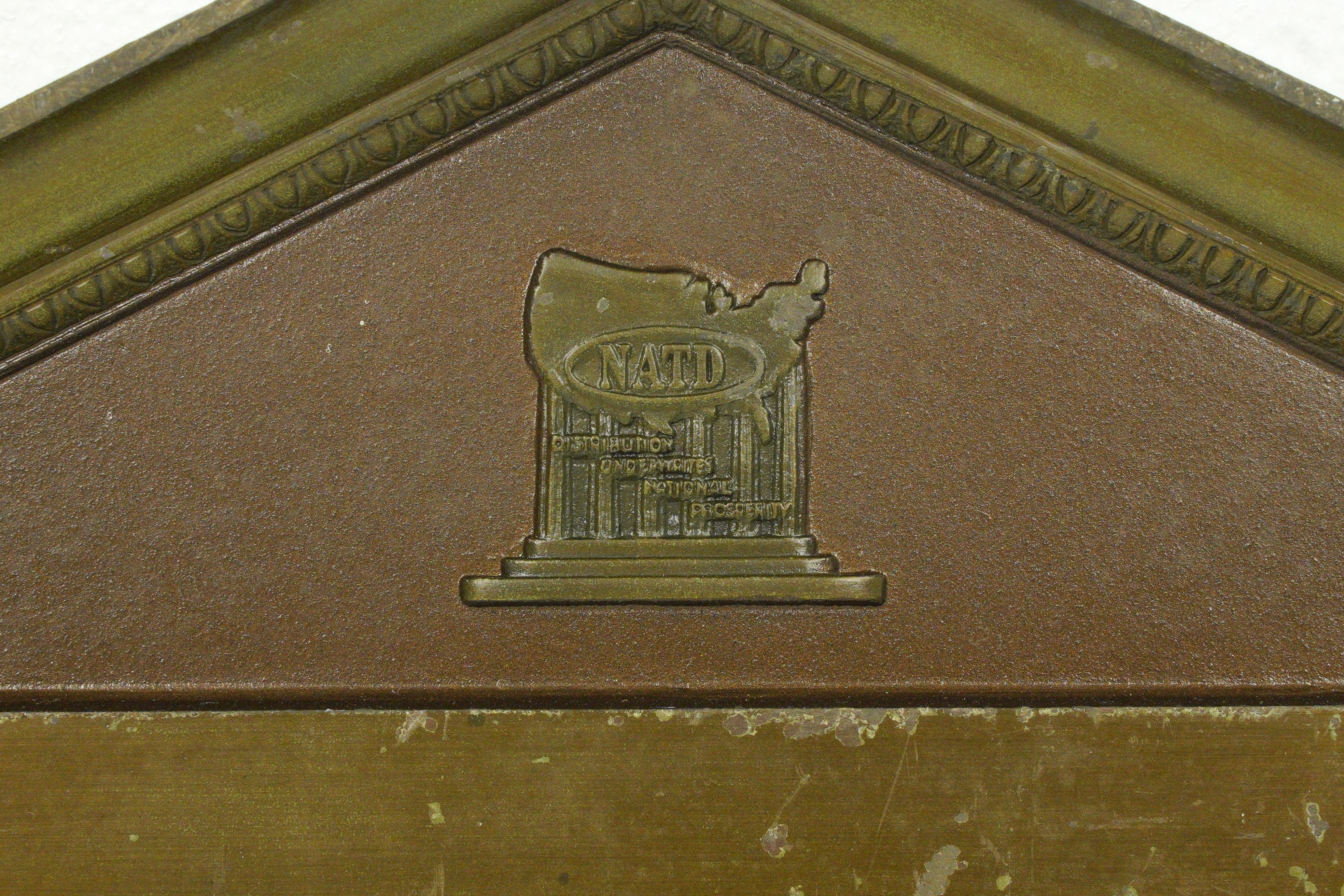 1956 Messing 24th Anniversary NATD Convention Exhibit Award (amerikanisch) im Angebot