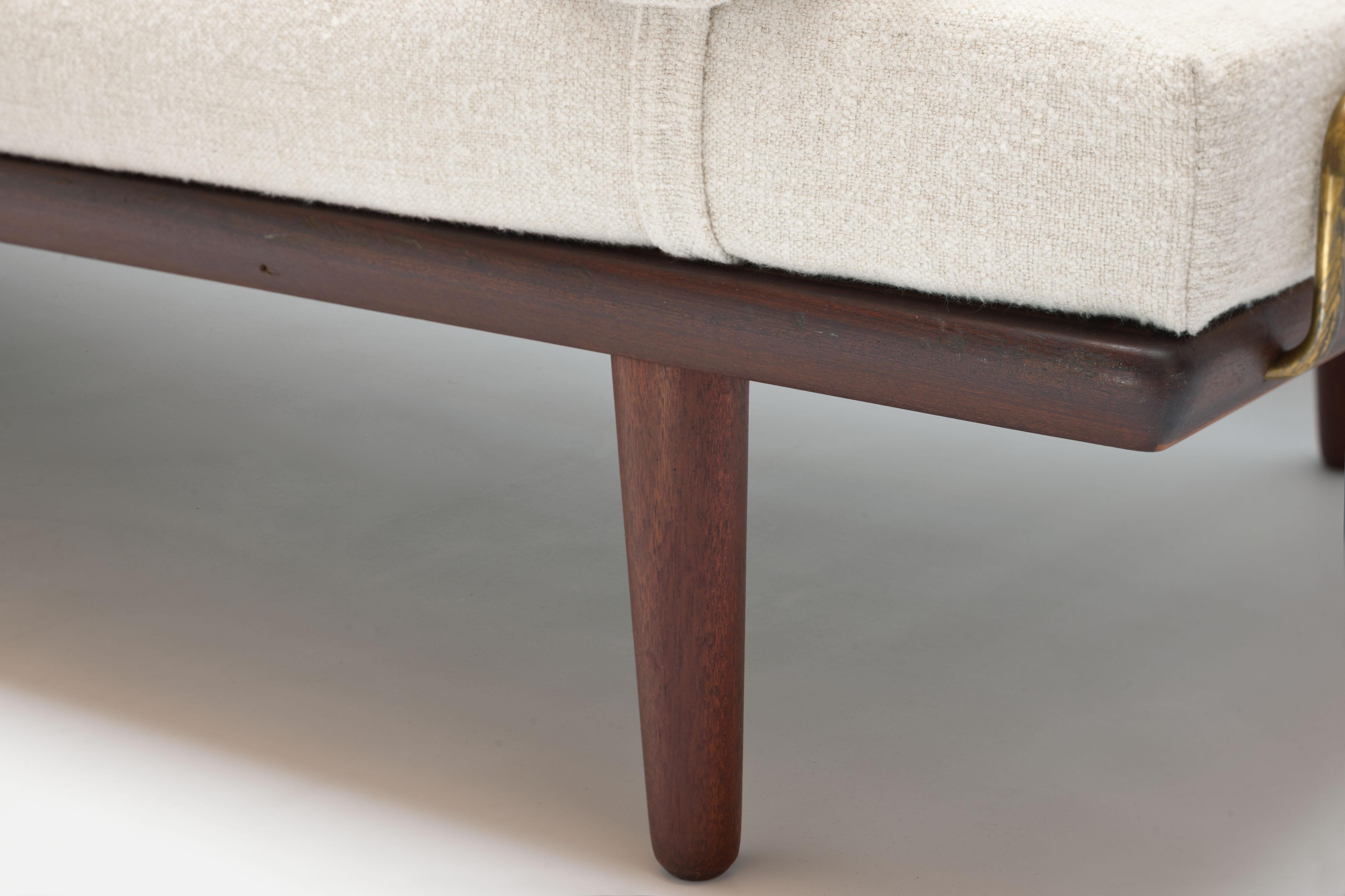1956 Daybed Model GE19 by Hans J. Wegner for GETAMA, New Pierre Frey Upholstery 4
