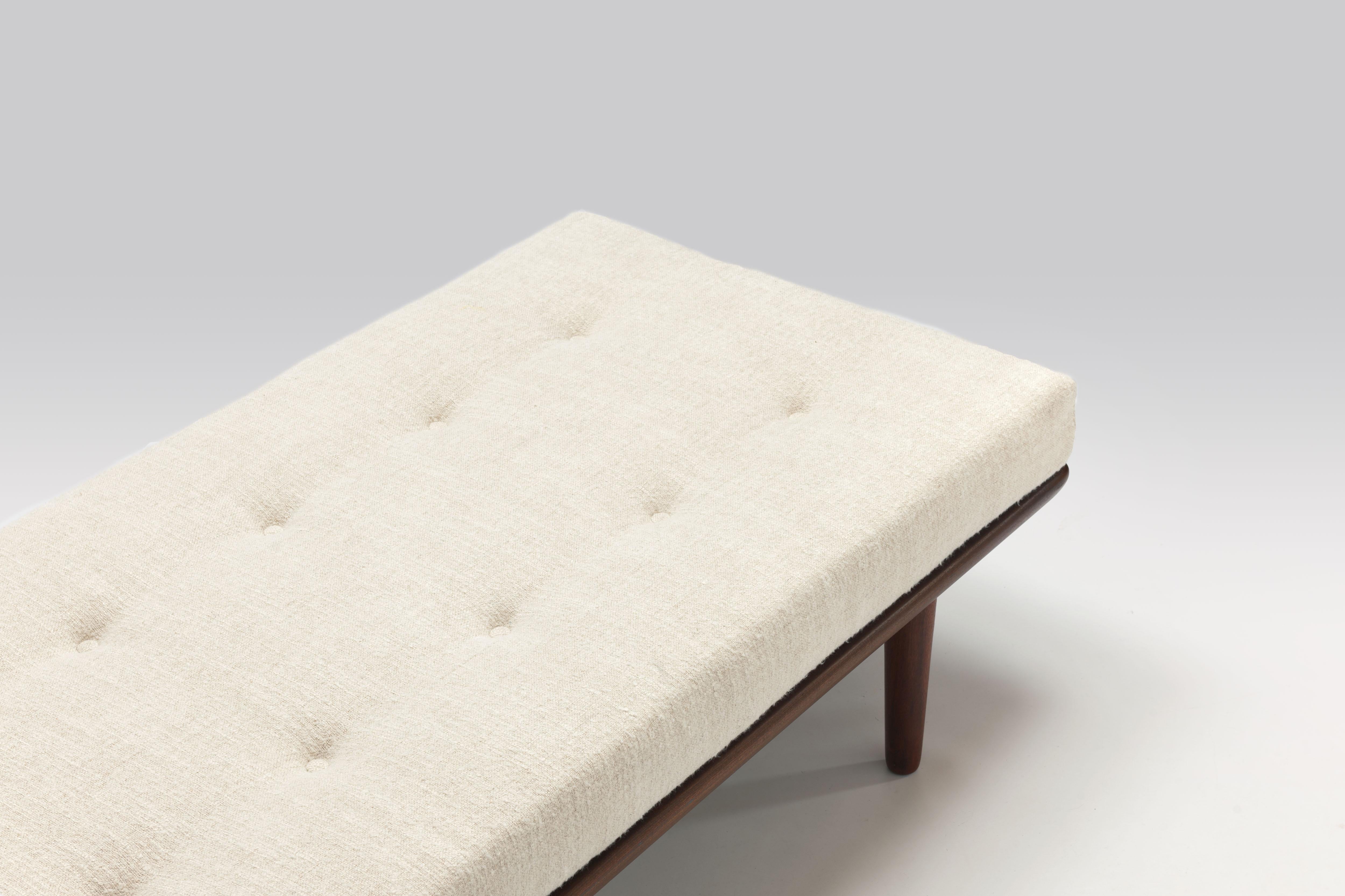 Danish 1956 Daybed Model GE19 by Hans J. Wegner for GETAMA, New Pierre Frey Upholstery